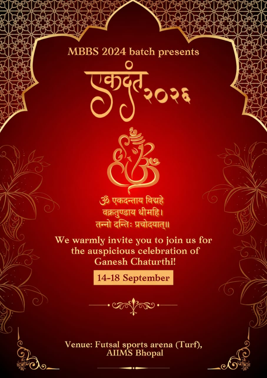 🪔 Ekdant 2026 – Ganesh Chaturthi Celebration