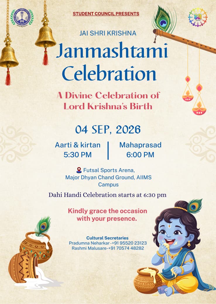 🦚 Janmashtami Celebration 2026