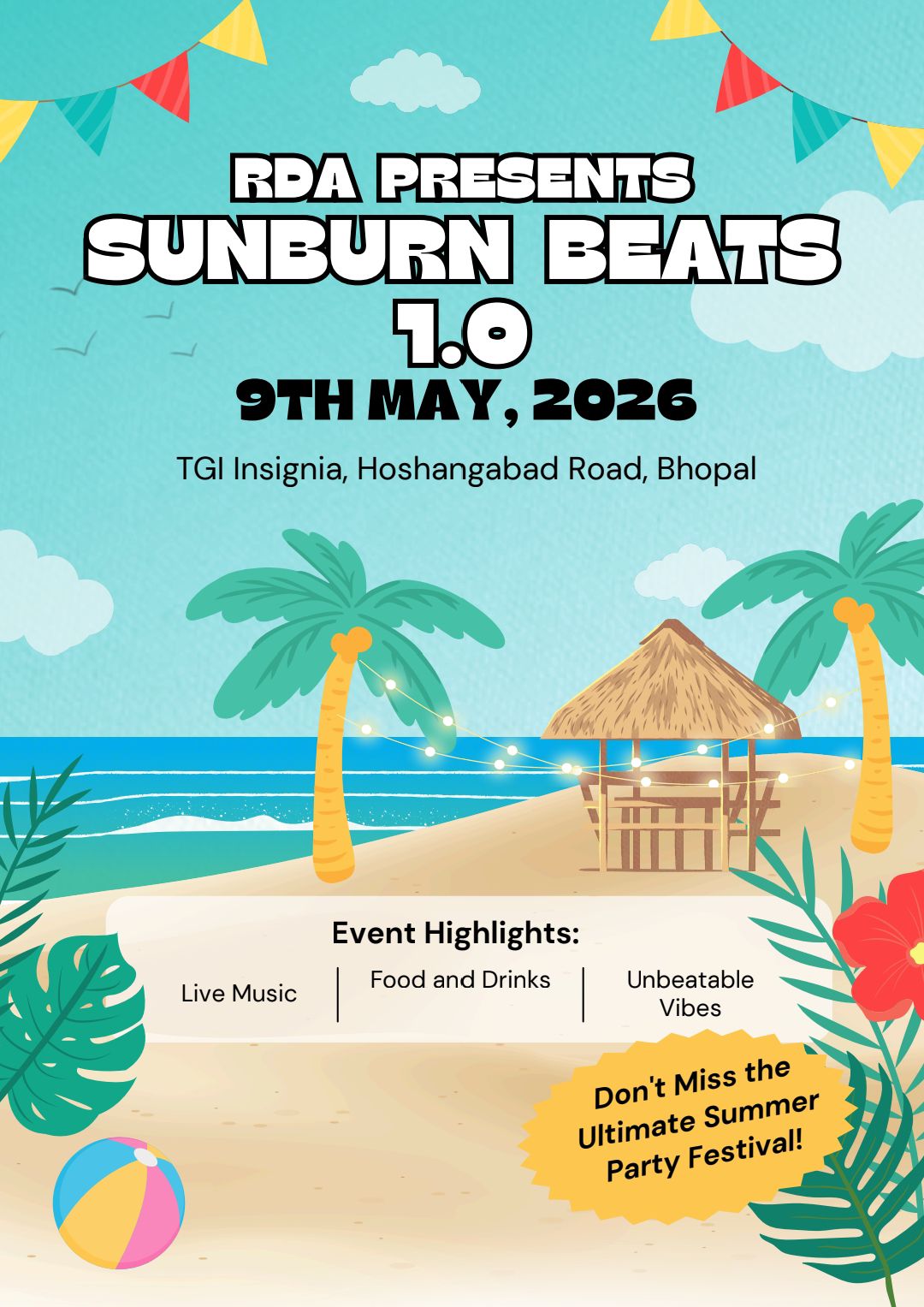 Sunburn Beats 1.0 — First Time Ever! 🎶